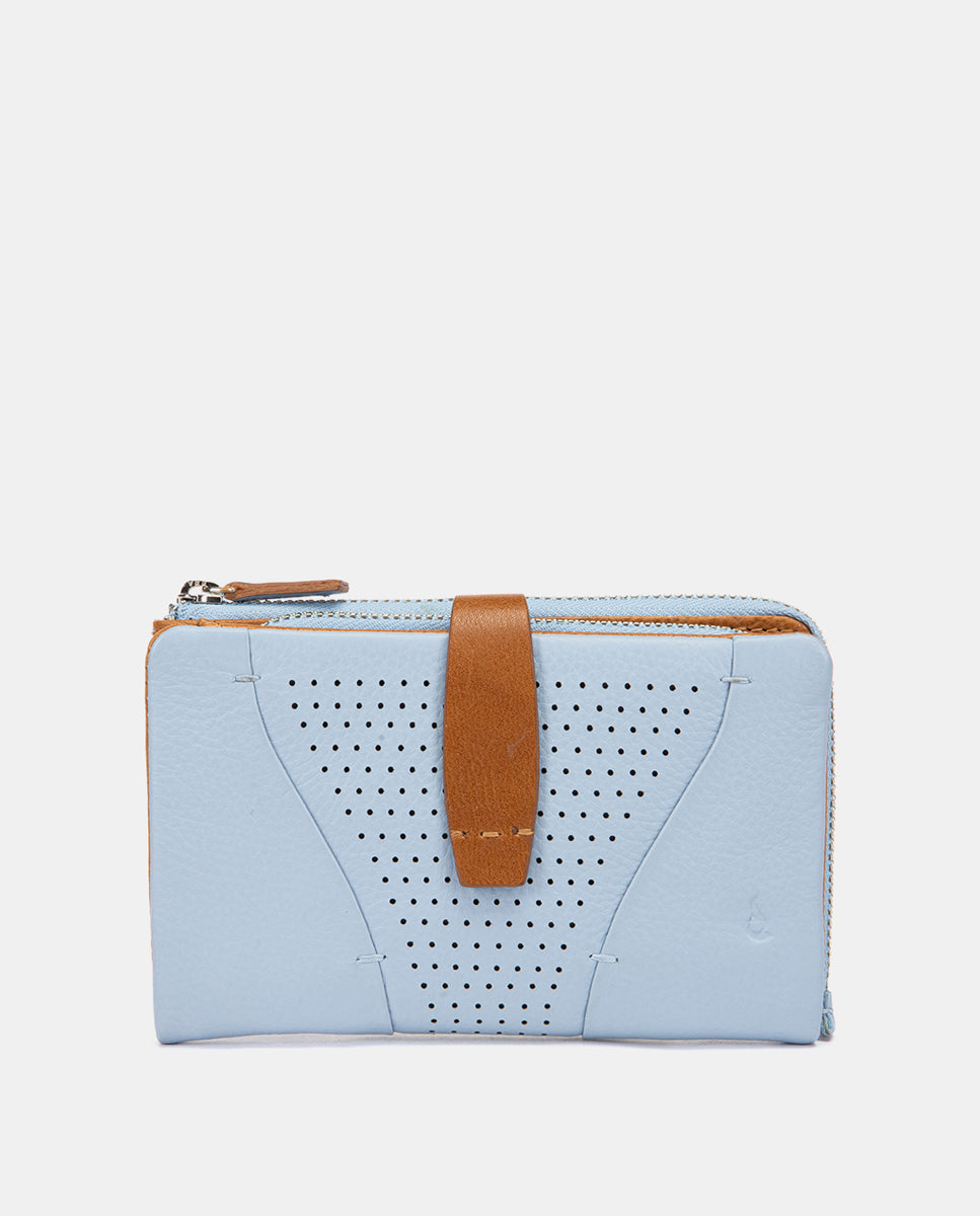 abbacino-cartera-mediana-piel-azul-claro-troquelada image 1