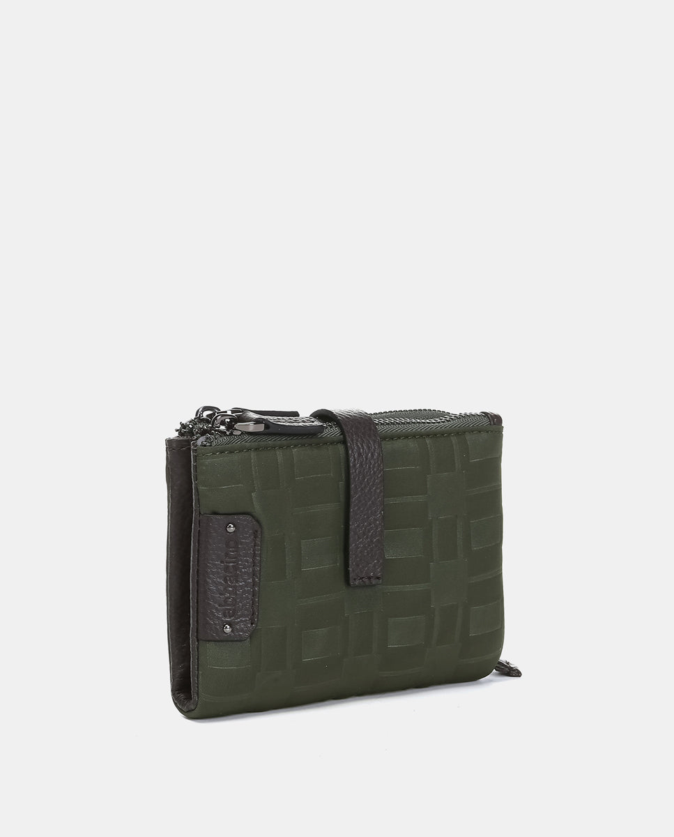 abbacino-cartera-peque-a-verde-en-nylon-reciclado-acolchado image 4