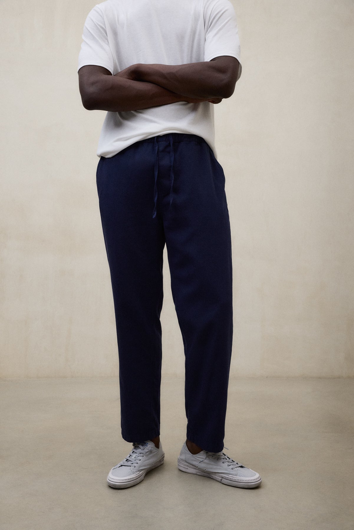 ecoalf-pantalones-gina-azul-marino-de-algod-n-org-nico-para-hombre image 5