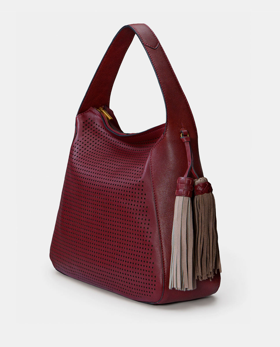 abbacino-bolso-de-hombro-en-piel-troquelada-burdeos image 4