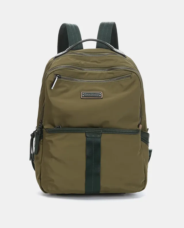 abbacino-mochila-mujer-tejido-reciclado-verde-sport image 1