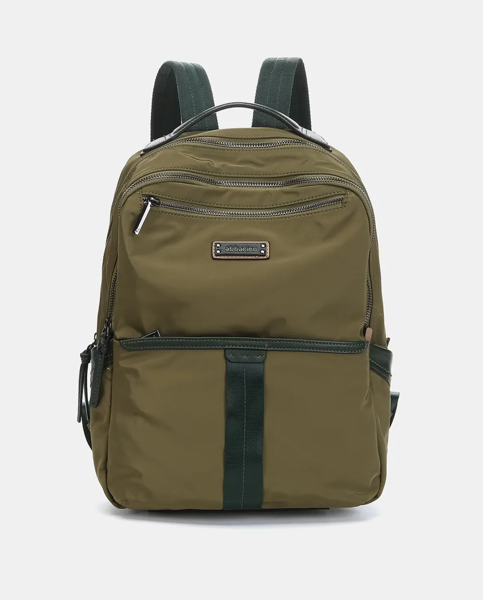 abbacino-mochila-mujer-tejido-reciclado-verde-sport image 1