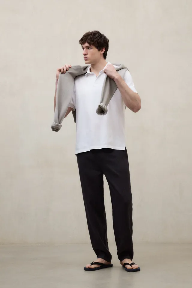 ecoalf-polo-de-punto-jersey-theo-blanco-de-algod-n-reciclado-para-hombre image 1