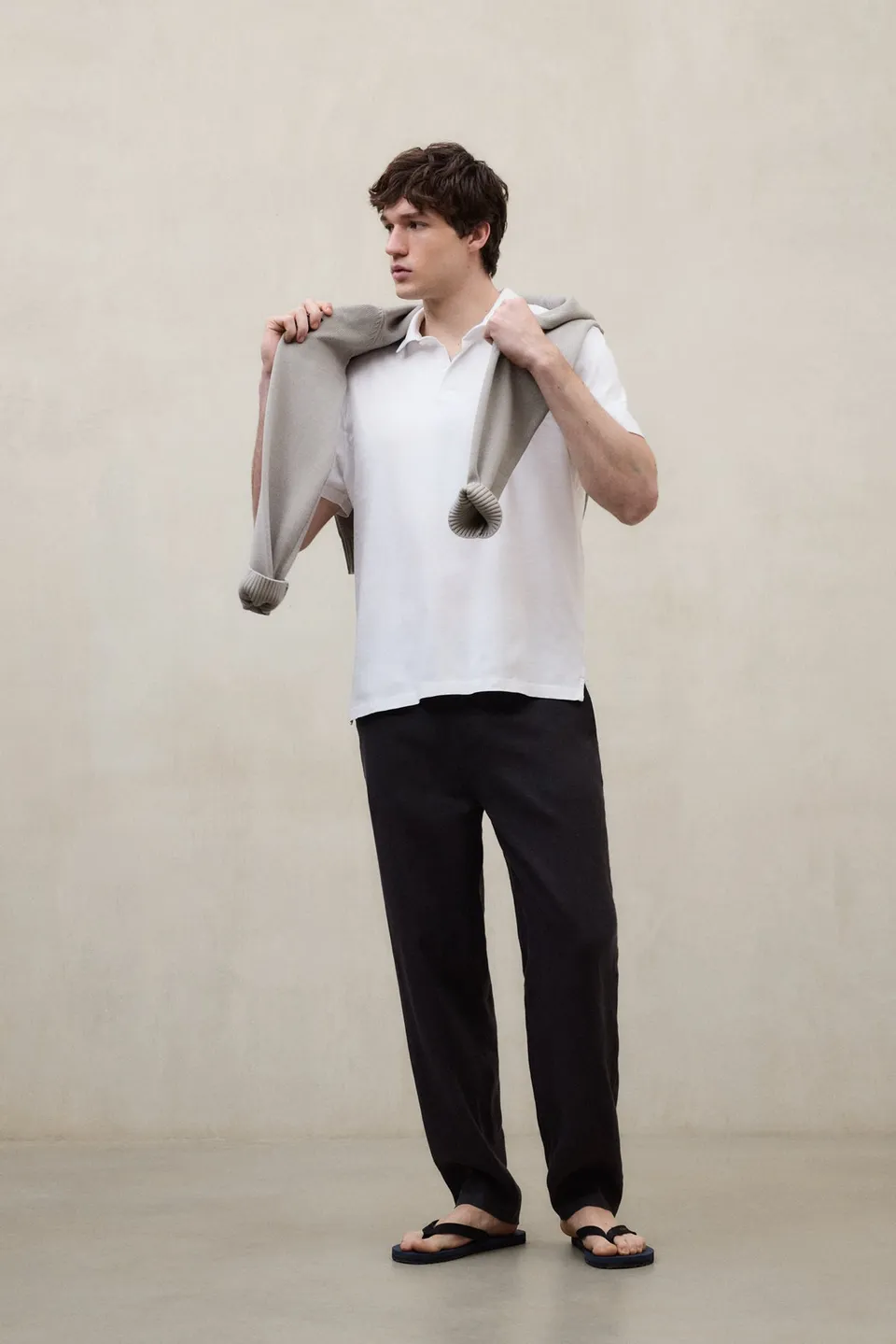 ecoalf-polo-de-punto-jersey-theo-blanco-de-algod-n-reciclado-para-hombre image 1