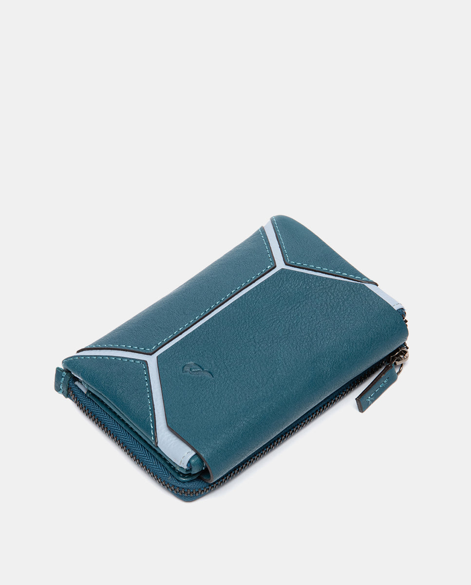 abbacino-cartera-mediana-mujer-en-piel-azul image 5