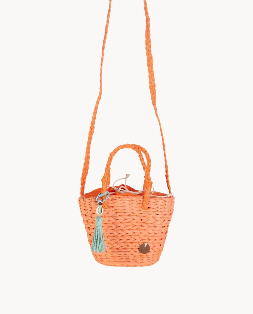 kbas-bolso-ni-a-de-fibra-natural-con-cierre-saco-color-naranja-14x6x13-cm image 2