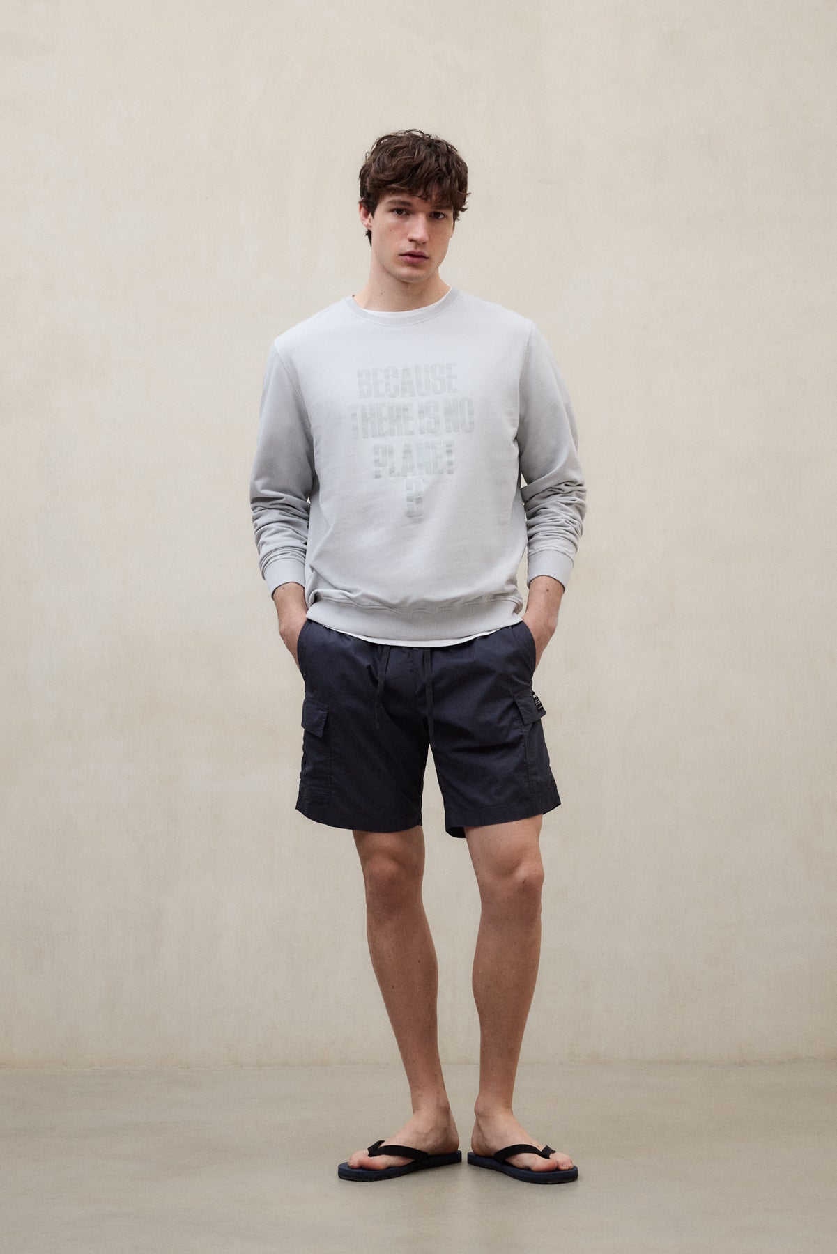 sudadera-bardera-de-ecoalf-algod-n-reciclado-fit-regular-gris image 1