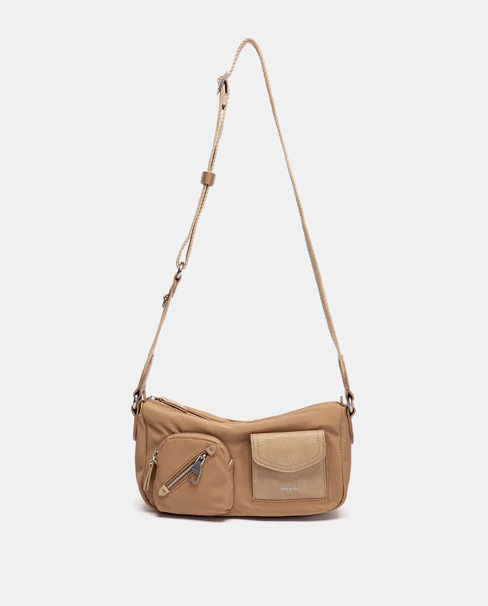 bandolera-abbacino-tejido-camel-reciclado-mujer image 1