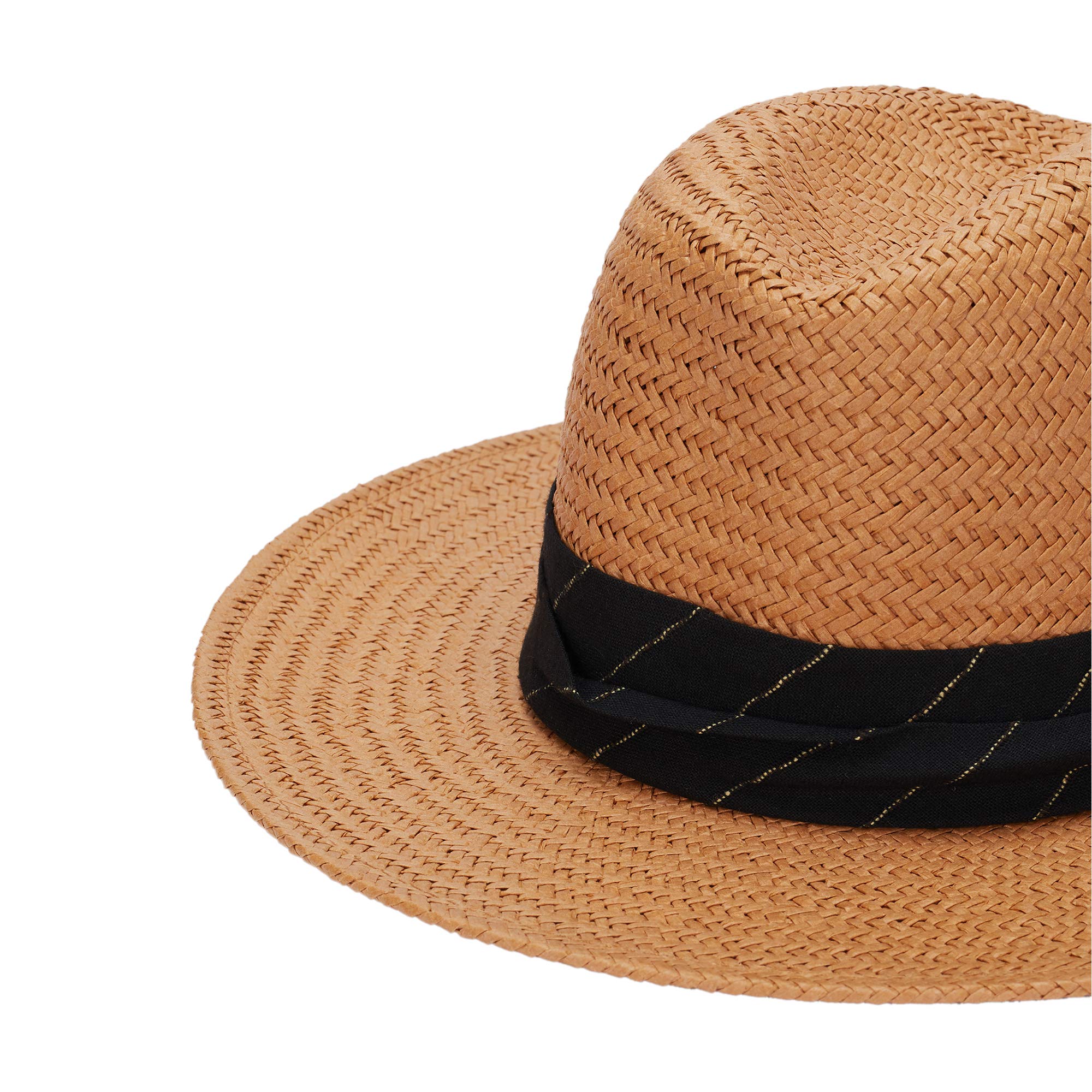 parfois-sombrero-fedora-rafia-con-cinta-a-contraste-para-mujer image 2