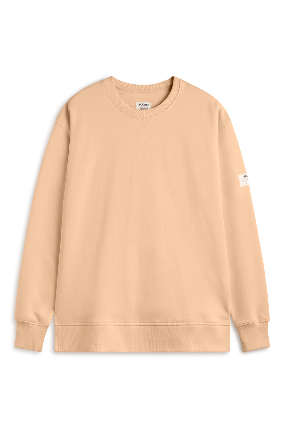 sudadera-storm-de-ecoalf-para-mujer-naranja-algod-n-reciclado-estampado-puff image 5