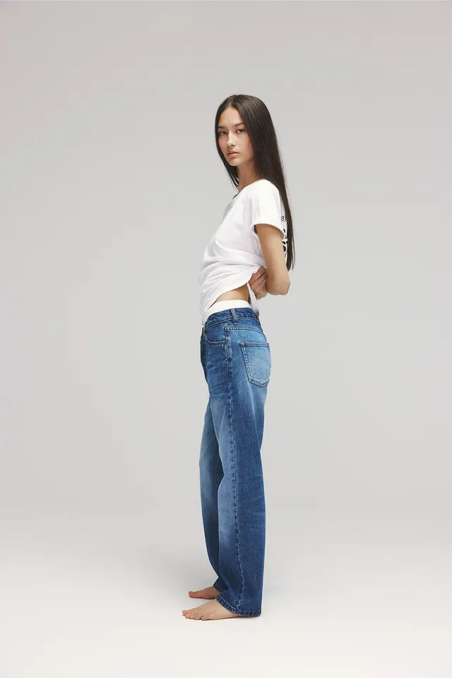 pantal-n-vaquero-dakota-de-ecoalf-para-mujer-denim-sostenible-ahorro-de-agua-y-f image 1