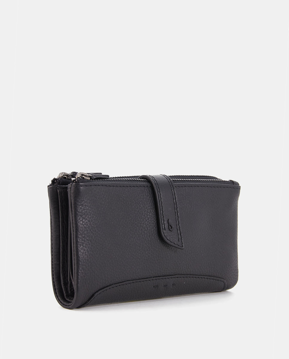 abbacino-cartera-grande-de-piel-negra-premium image 4