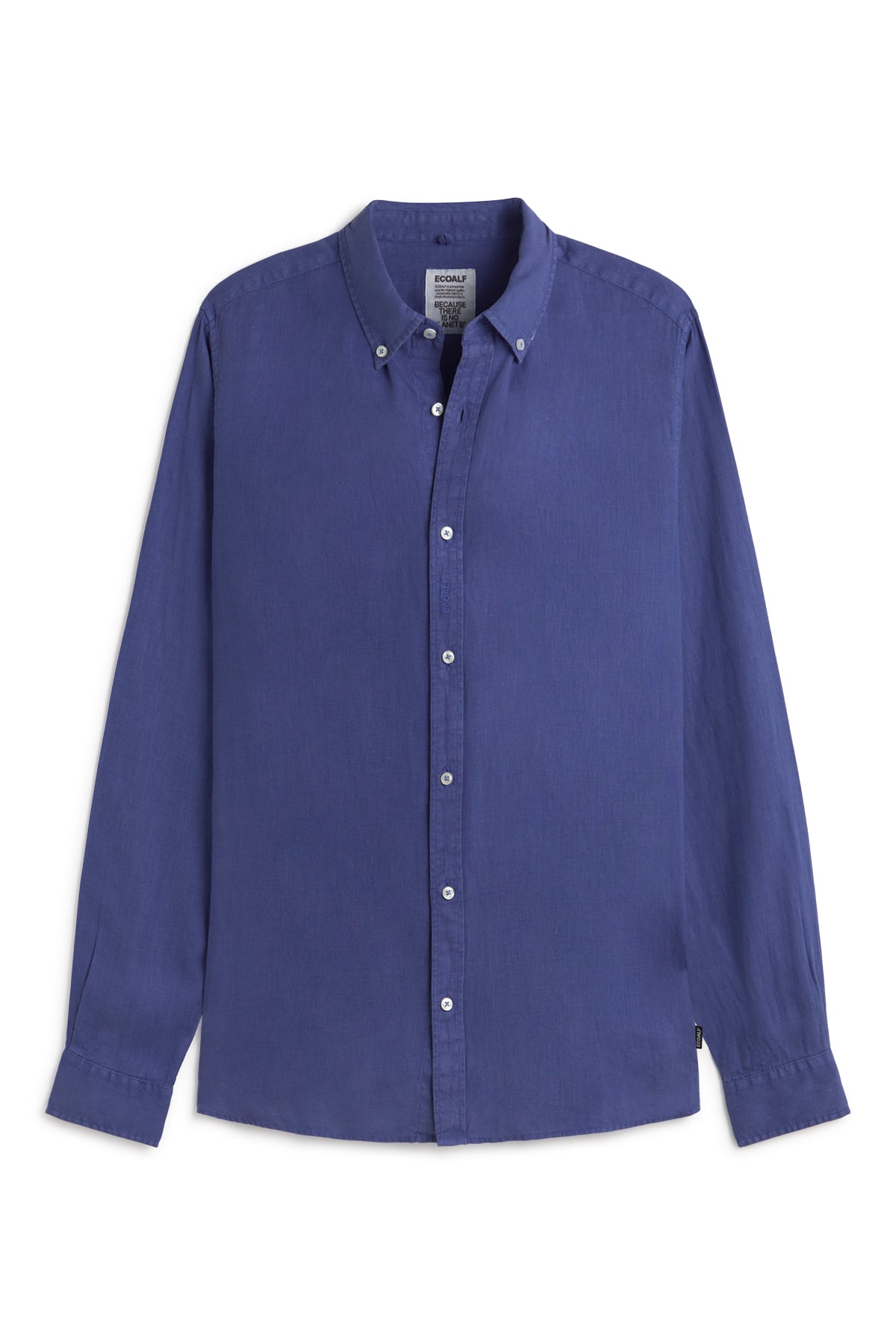 camisa-malib-azul-de-hombre-de-ecoalf-lino-100-fit-regular-y-manga-larga image 7