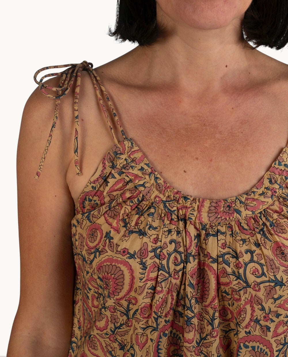 vestido-kbas-de-algod-n-talla-nica-color-beige image 3