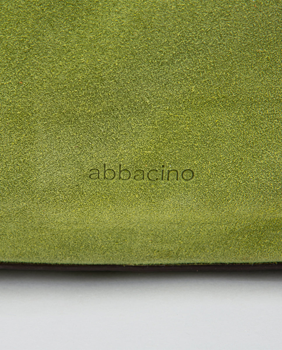 abbacino-bolso-de-hombro-hobo-piel-y-serraje-verde image 7