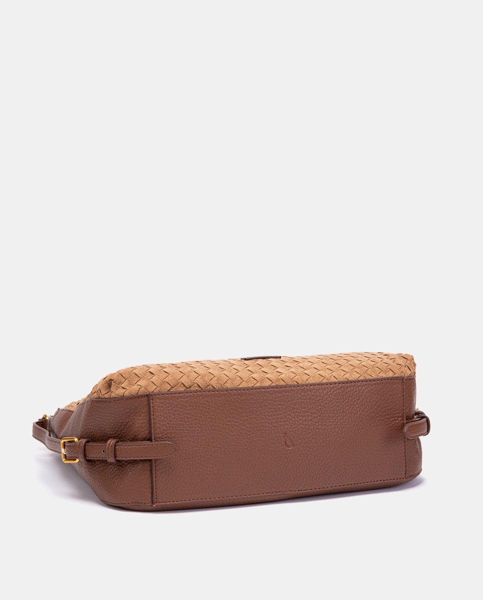 abbacino-bolso-multifuncional-trenzado-cognac-hombro-y-mochila image 5