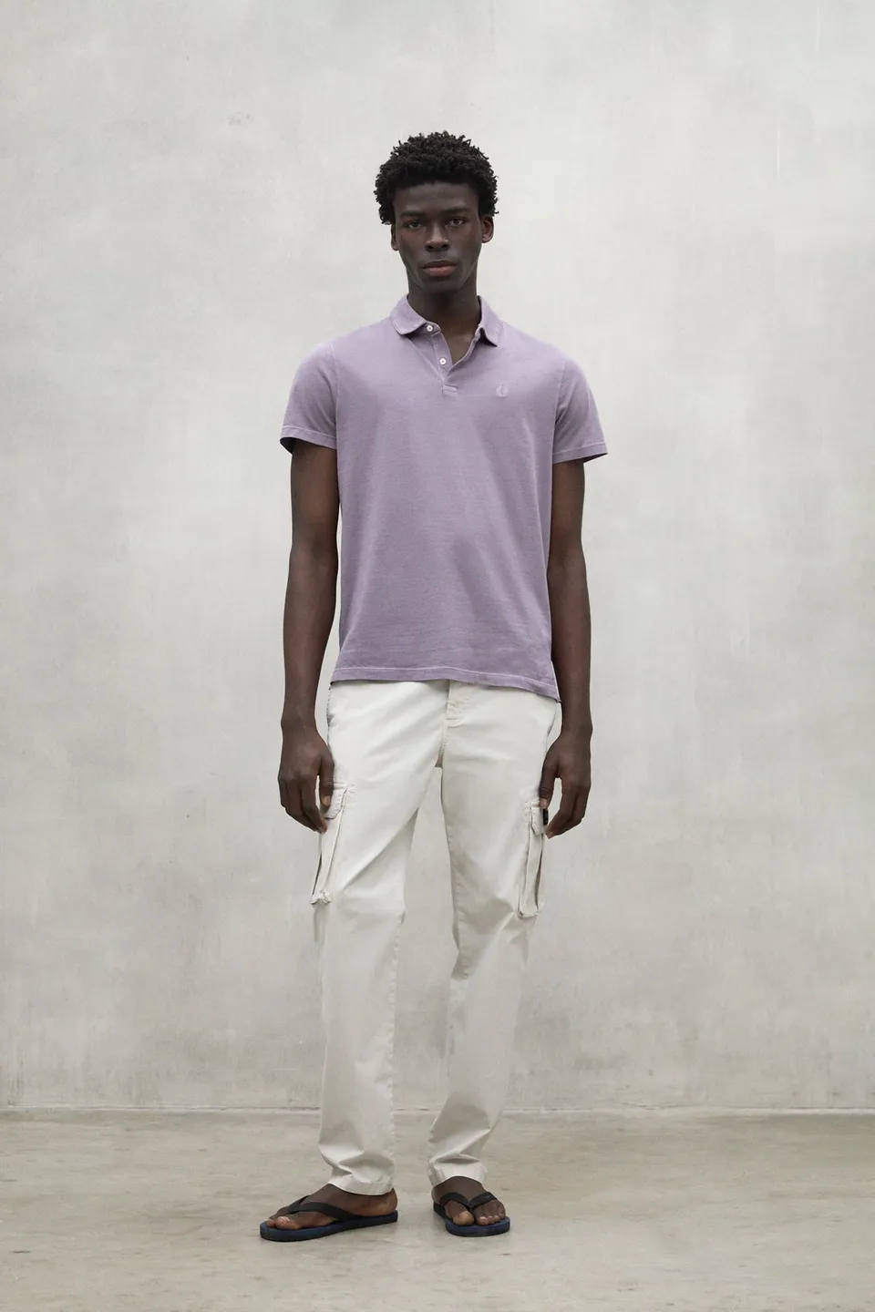 ecoalf-polo-de-punto-jersey-theo-morado-100-algod-n-reciclado-fit-regular-logo-b image 1