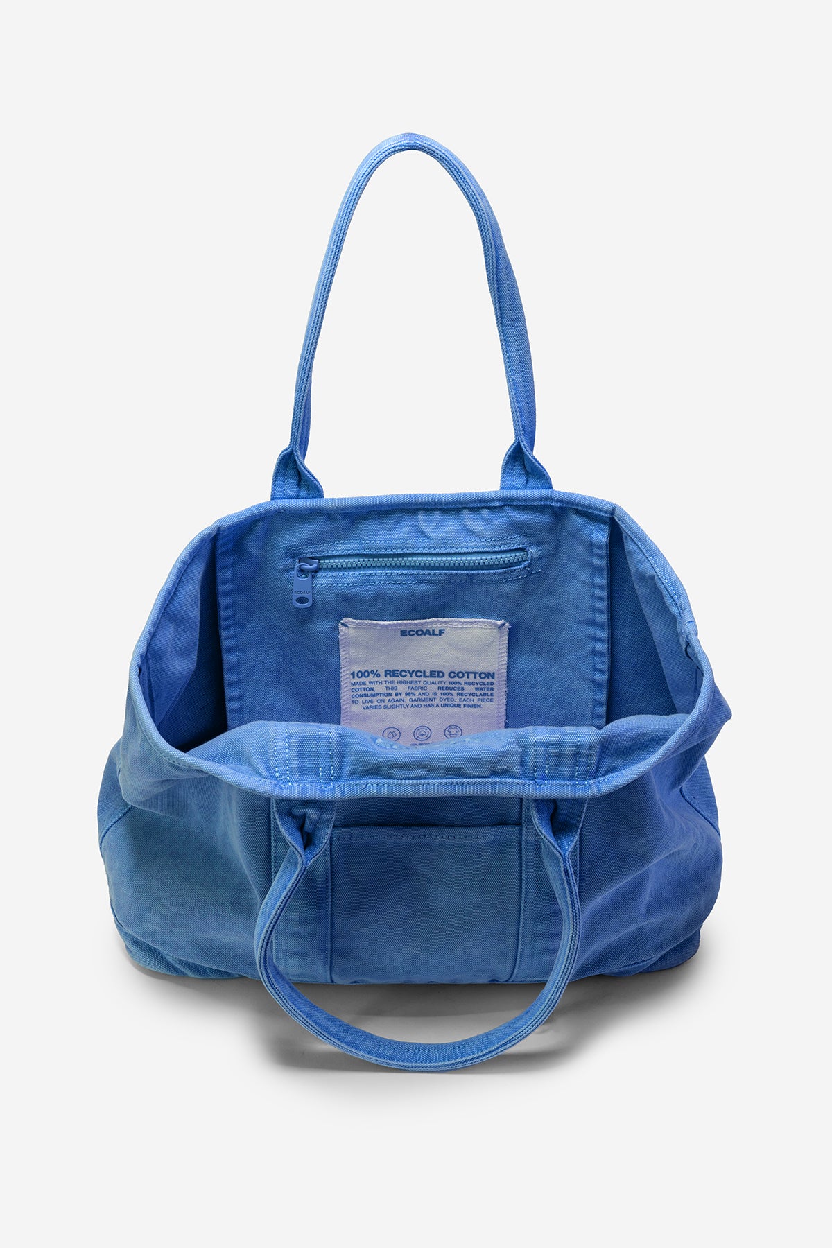 bolso-mediano-palms-azul-de-mujer-ecoalf-100-algod-n-reciclado-garment-dyed image 4