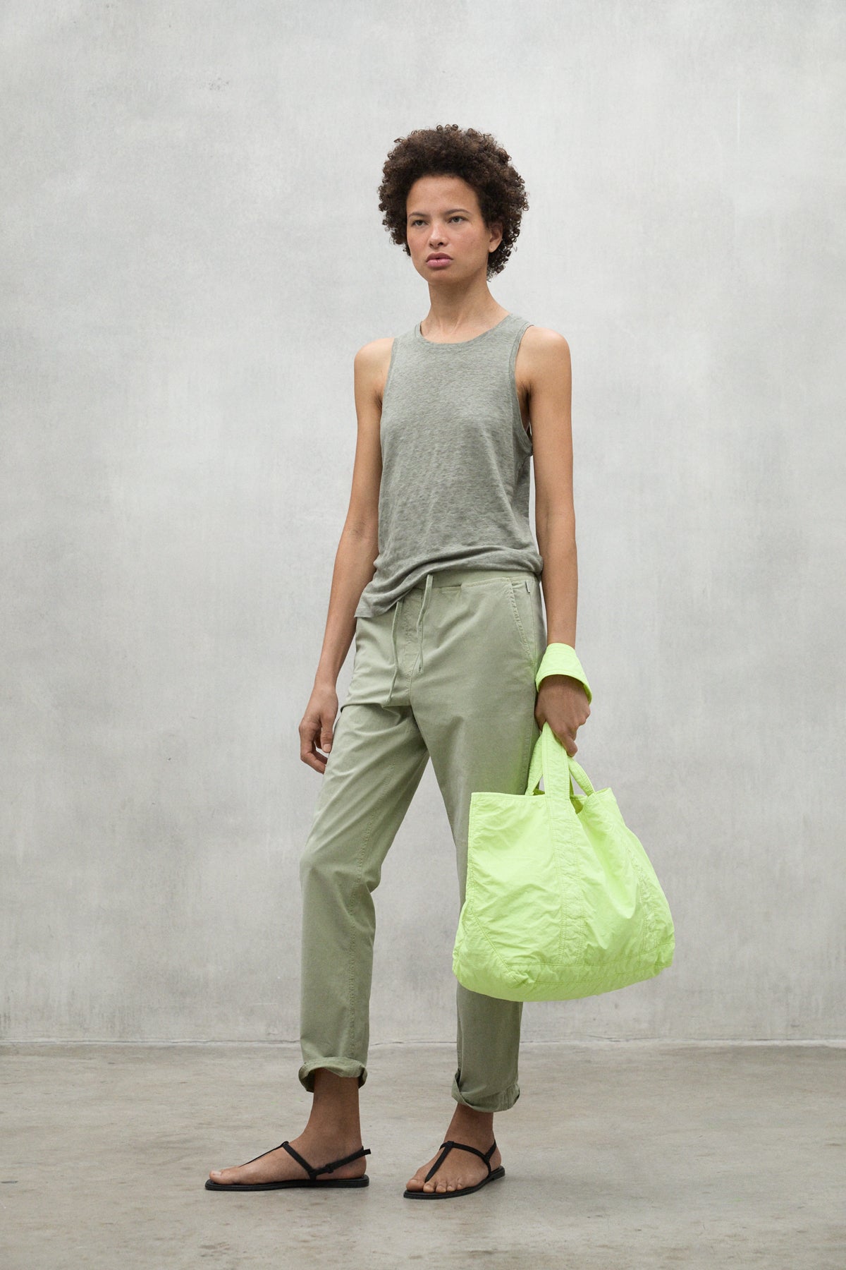 bolso-tote-rio-amarillo-de-ecoalf image 3