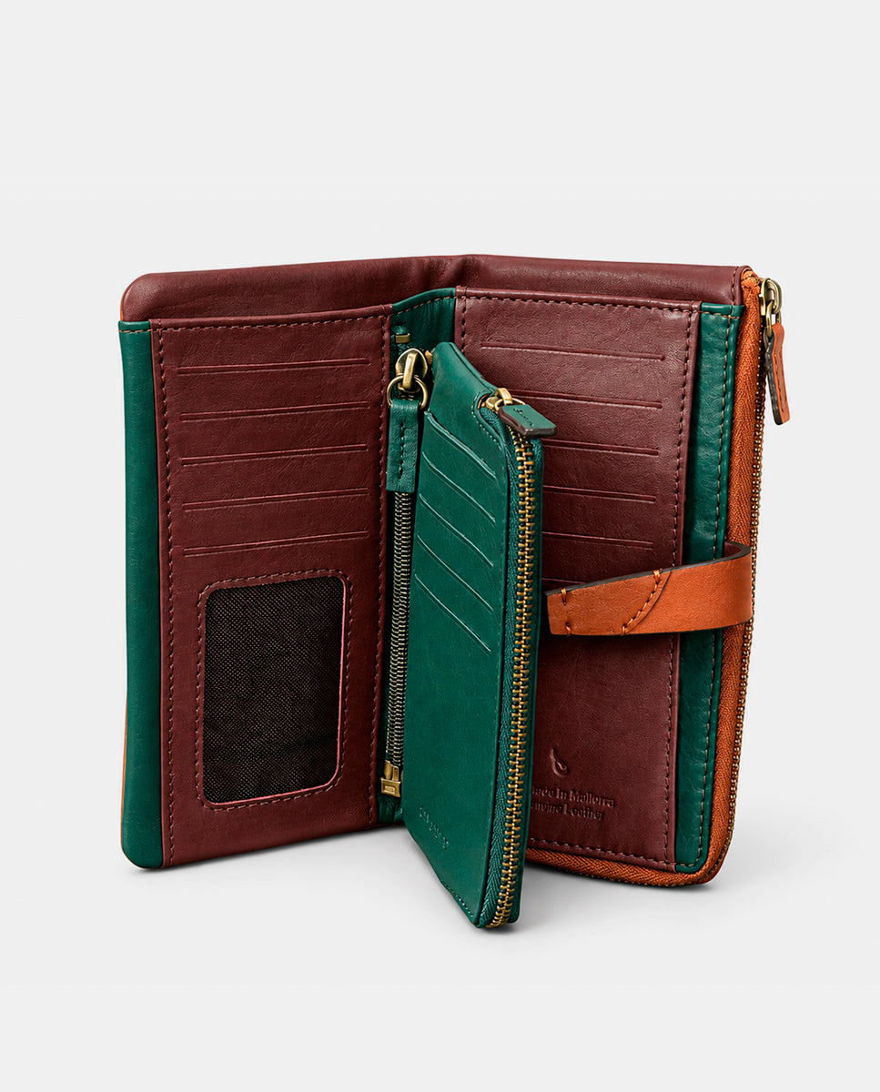 abbacino-cartera-grande-mujer-piel-cognac-con-monedero image 2