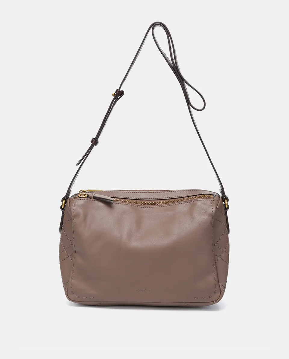 abbacino-bandolera-taupe-de-piel-premium-cruzada image 1