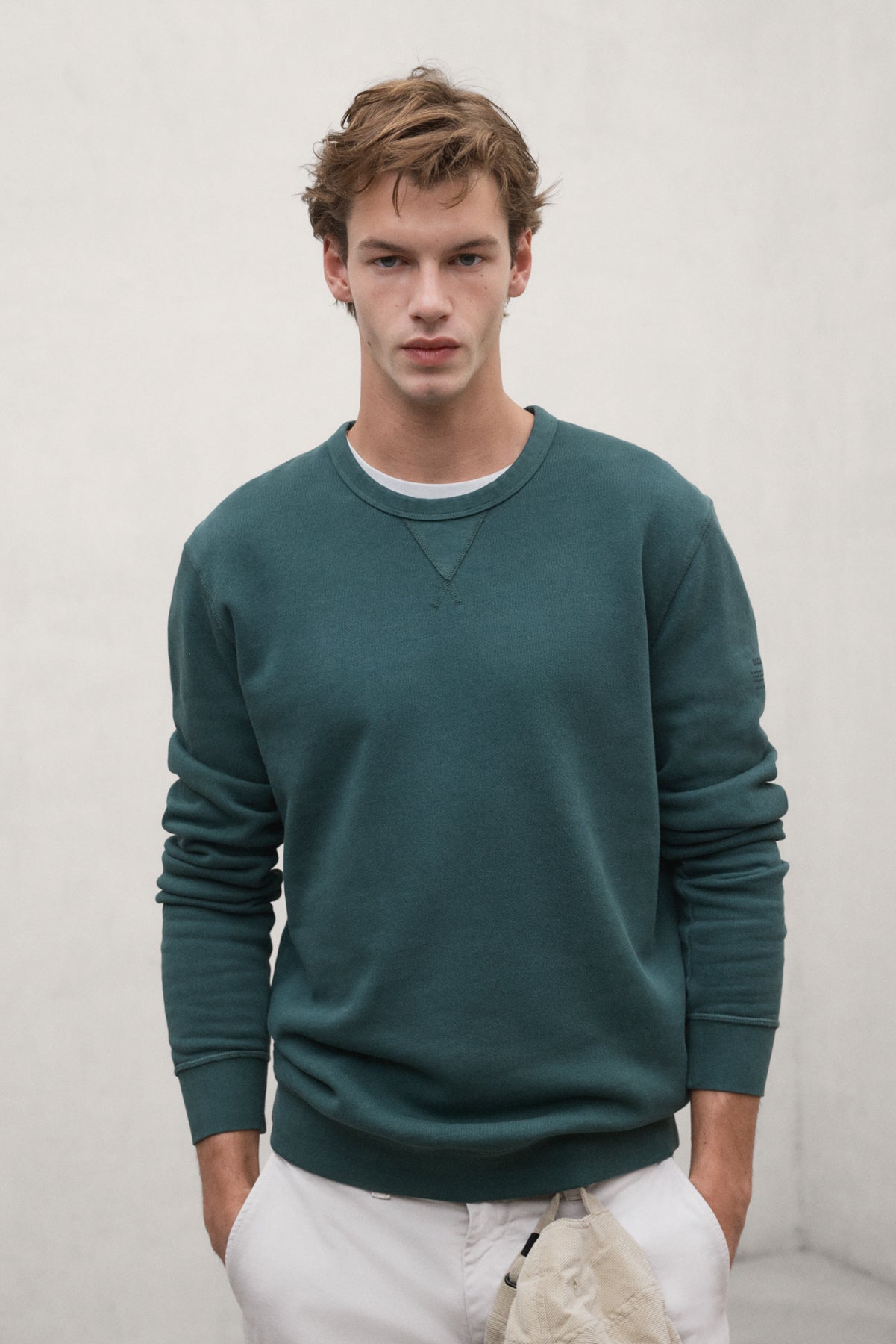 sudadera-gola-verde-de-hombre-ecoalf image 2