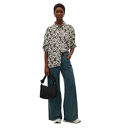 parfois-camisa-oversize-estampada-mujer-caqui image 8
