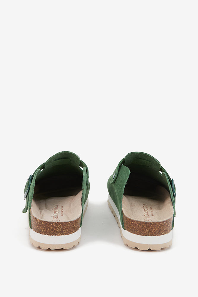 abbacino-zueco-plataforma-mujer-serraje-verde image 3