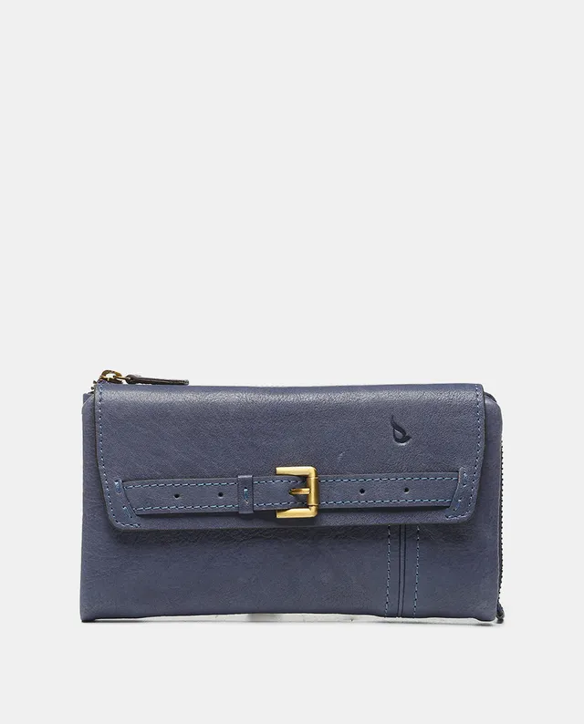 abbacino-cartera-grande-azul-en-piel-con-solapa image 1