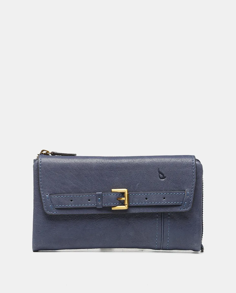 abbacino-cartera-grande-azul-en-piel-con-solapa image 1