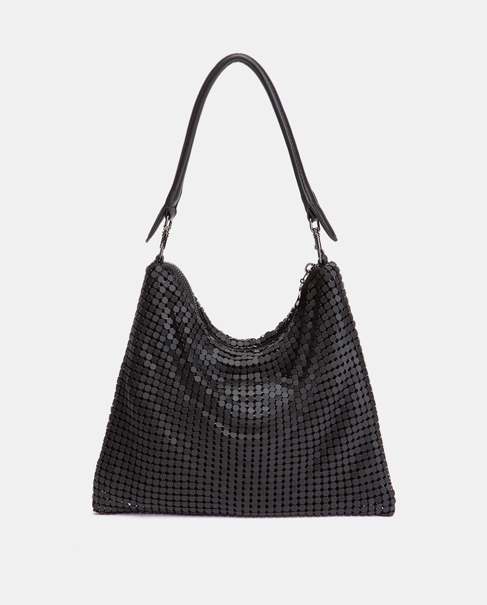 abbacino-bolso-de-hombro-evening-malla-met-lica-negro image 3