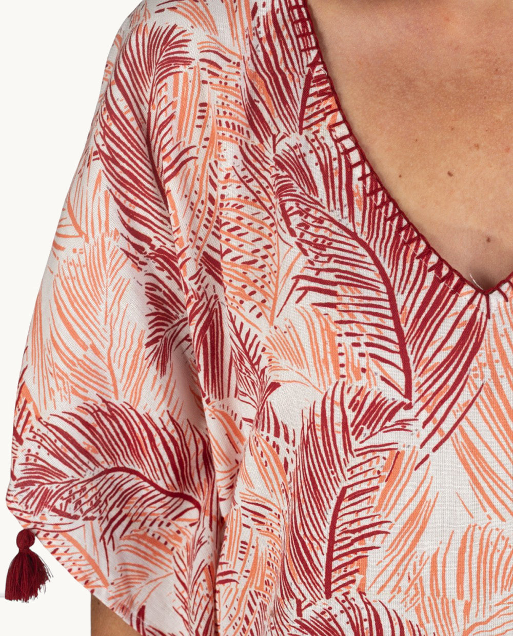 kbas-kurta-de-algod-n-talla-nica-color-naranja image 3