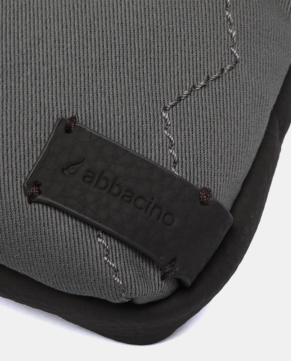 abbacino-bolso-m-vil-reciclado-gris-cruzado image 7
