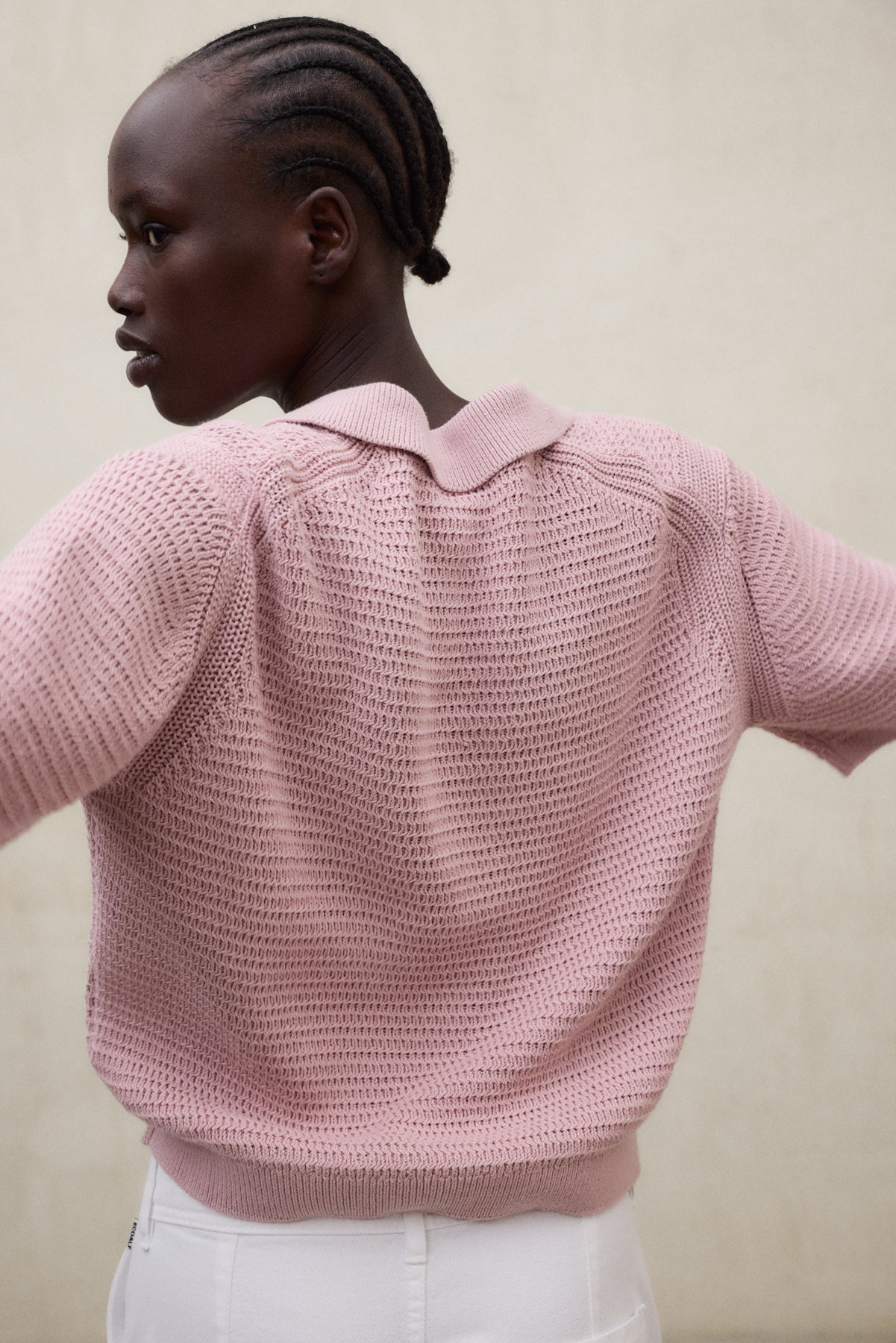 ecoalf-jersey-anna-rosa-de-mujer-algod-n-org-nico-fit-relajado image 6