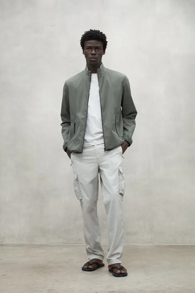 ecoalf-chaqueta-james-khaki-impermeable-de-poli-ster-reciclado-corte-regular image 1