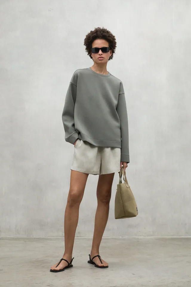 shorts-de-lino-yera-beige-de-mujer-ecoalf image 1