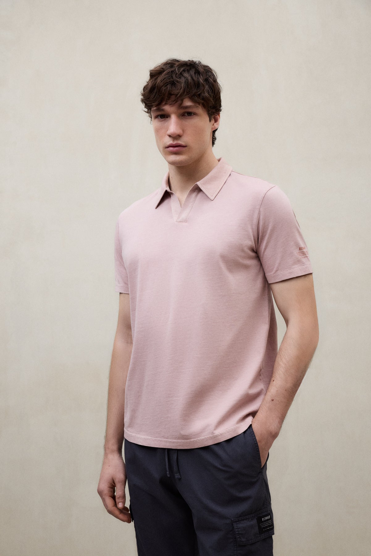 polo-ecoalf-enzo-algod-n-reciclado-rosa-hombre image 4
