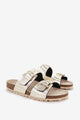 abbacino-sandalia-plana-mujer-beige-perla-metalizada-bio image 2