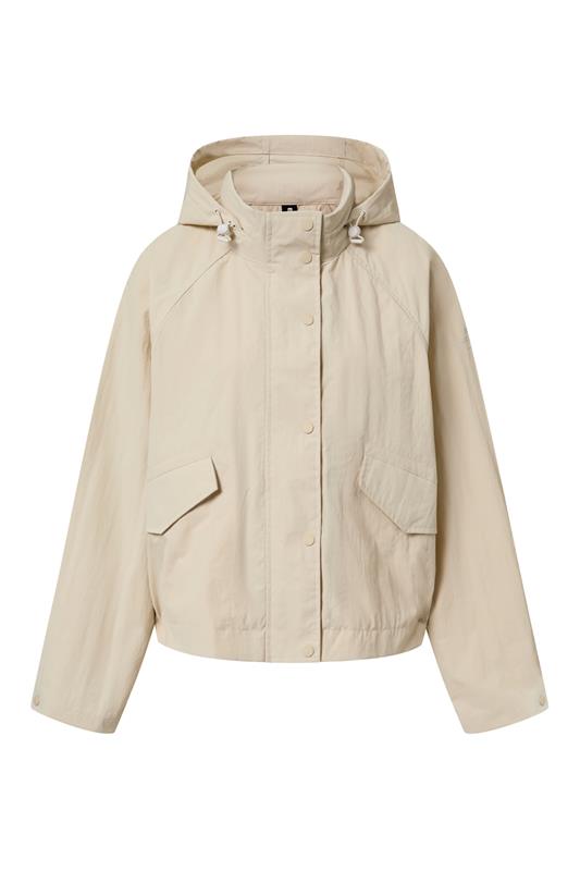 ecoalf-chaqueta-belumut-beige-poliamida-reciclada-impermeable image 6