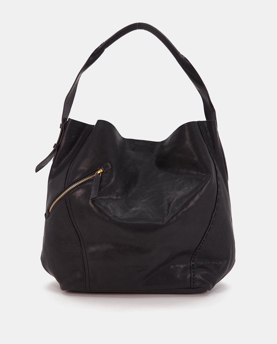 abbacino-bolso-hobo-de-hombro-en-piel-negra image 3