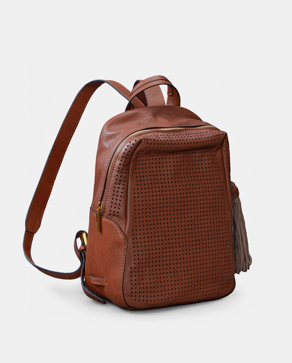 mochila-abbacino-piel-troquelada-cognac image 2