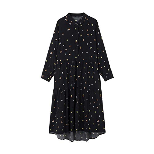 parfois-vestido-estampado-floral-negro-mujer image 3