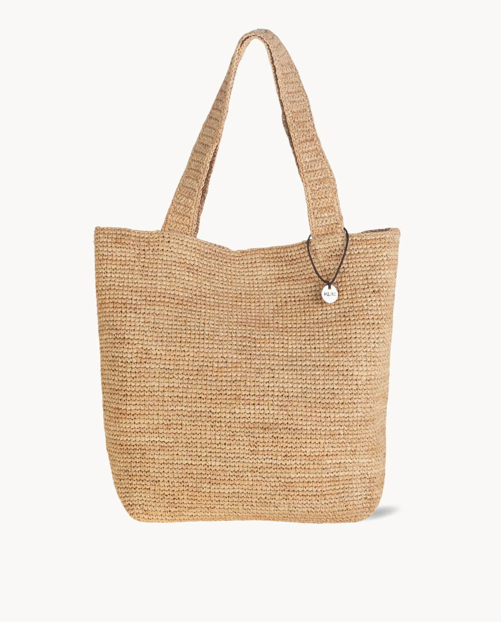 kbas-bolso-tote-de-rafia-natural-cierre-magn-tico-35-x-16-x-25-cm image 1