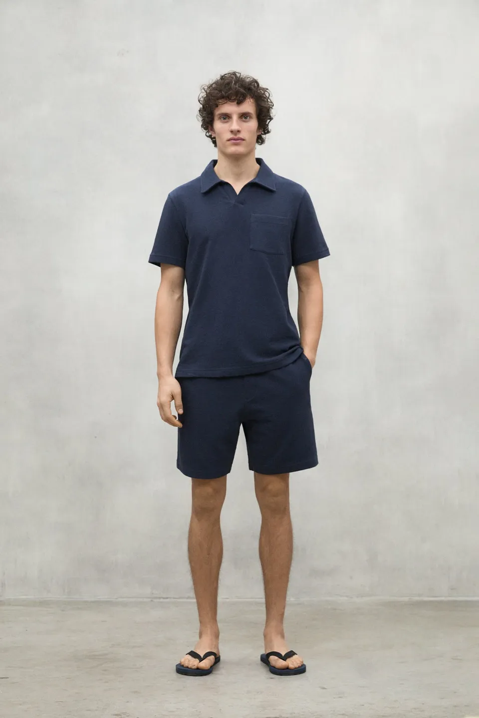 polo-oliver-de-ecoalf-para-hombre-azul-marino-70-algod-n-org-nico-fit-regular-co image 1