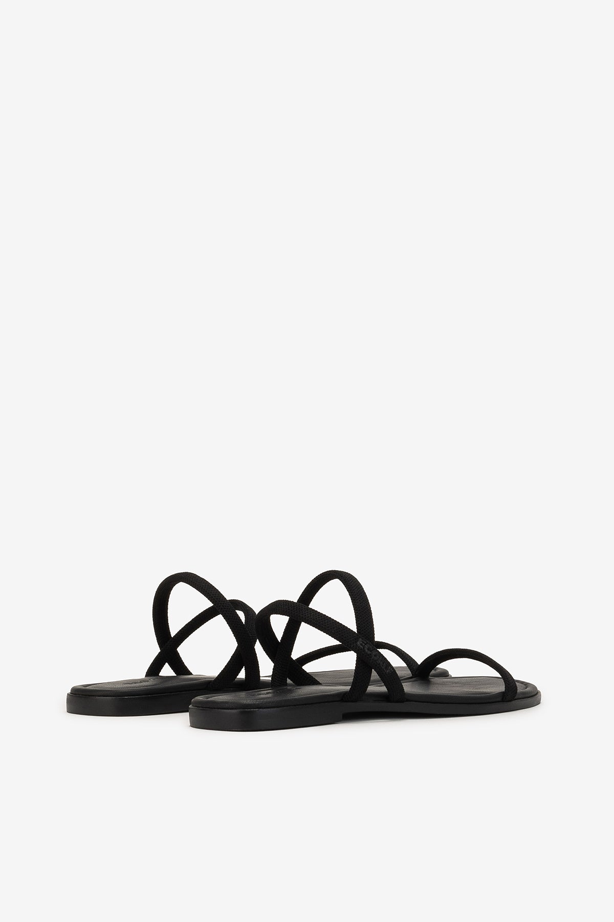 ecoalf-sandalias-delhi-negras-para-mujer-poli-ster-reciclado-del-mar-veganas image 2