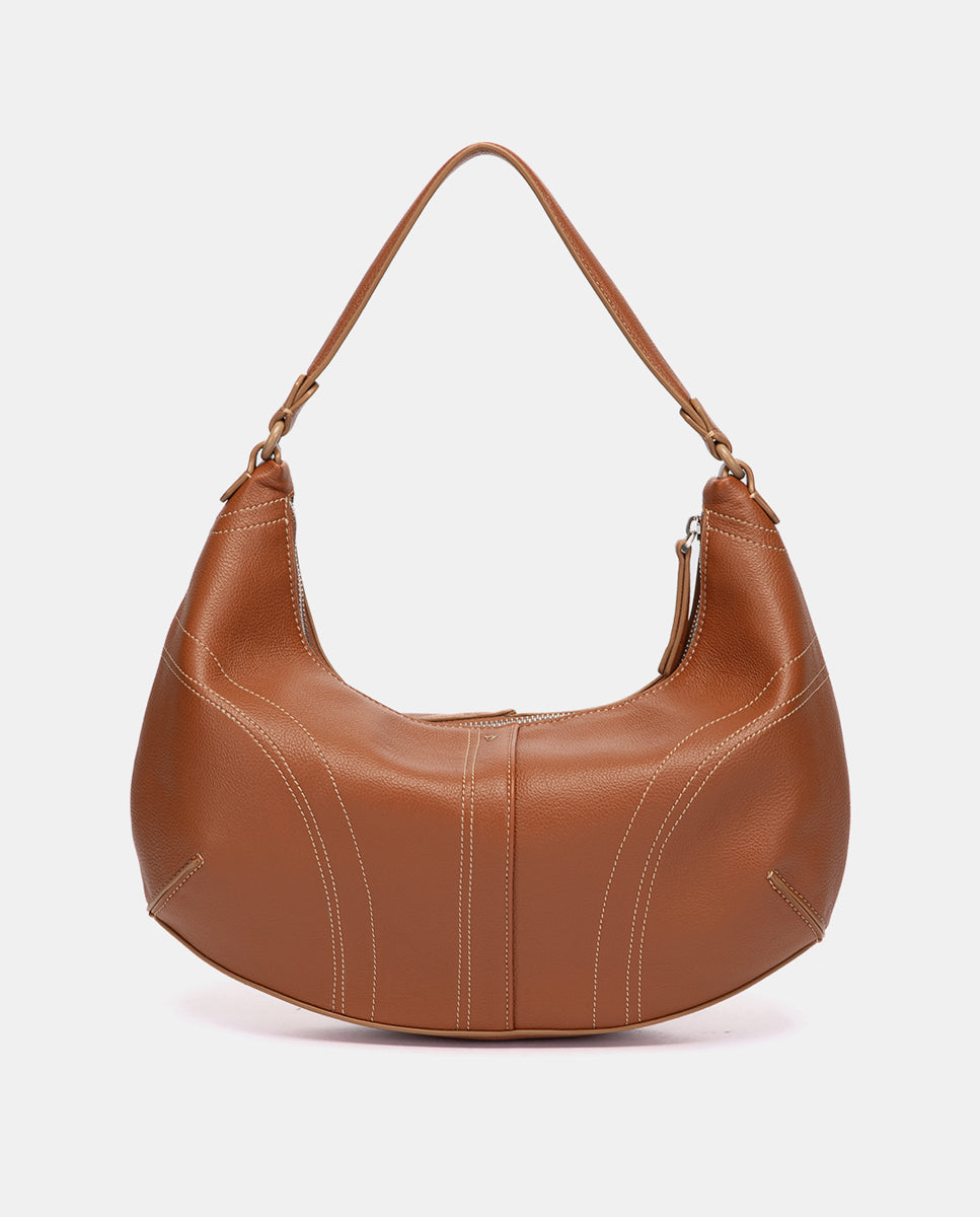 abbacino-bolso-de-hombro-peque-o-cognac-sostenible image 3