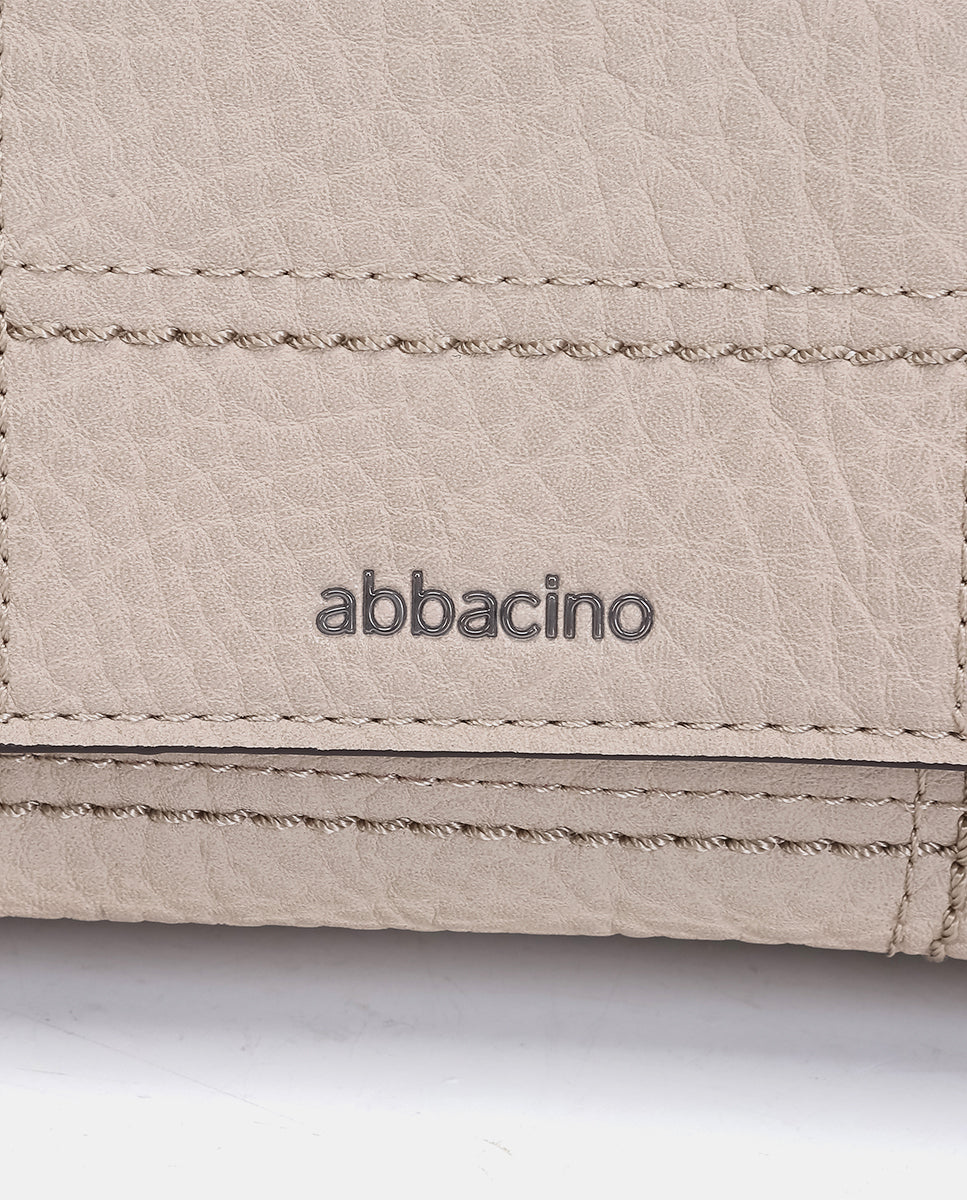 abbacino-bolso-de-hombro-peque-o-beige-reciclado-cuadros image 7