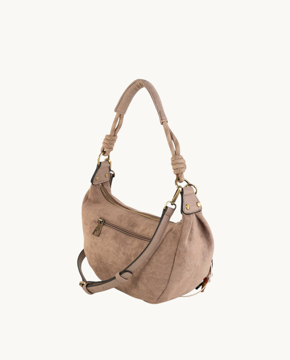 bandolera-efecto-serraje-kbas-color-taupe image 2