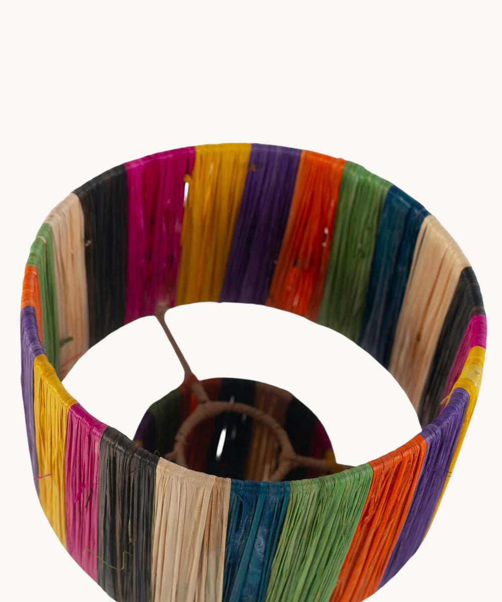 l-mpara-de-mesa-kbas-de-rafia-natural-colores-17x25-cm image 4