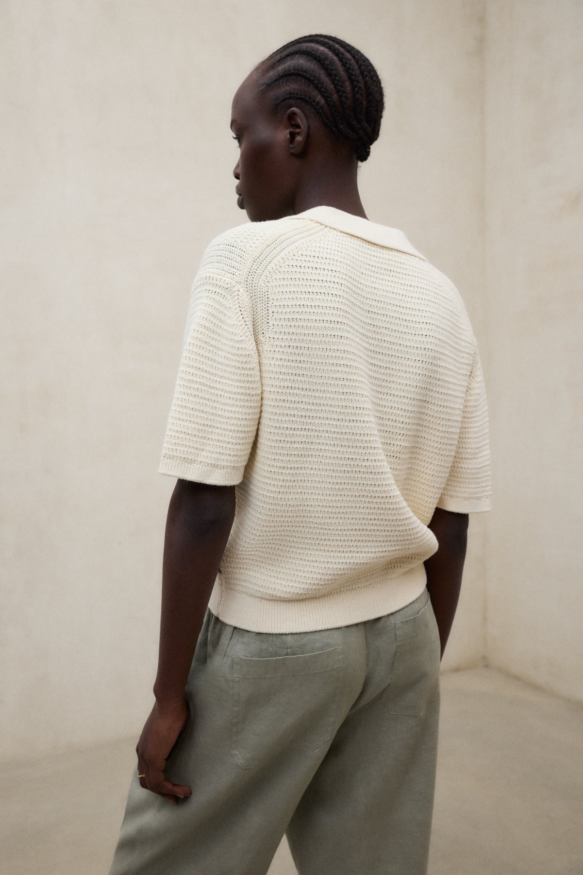 jersey-anna-de-ecoalf-beige-55-algod-n-org-nico-fit-relajado image 3
